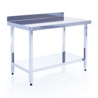 Стол разборный со сплошной полкой ХотКолд Эконом 700×700×850