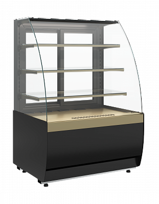 Витрина нейтральная Carboma FLANDRIA 2 K70 N 0,9-1 LIGHT (версия 2.0) (9005-0109) на сайте Белторгхолод