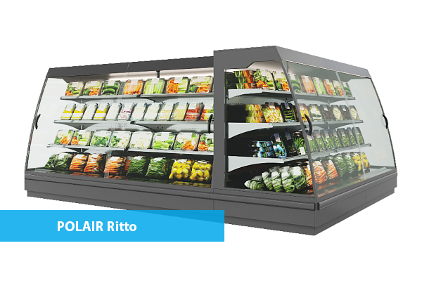 Новинка! Пристенные полувертикальные стеллажи POLAIR Ritto