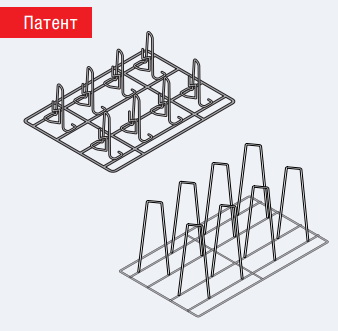 Аксессуары пароконвектомат Rational Решётки Superspike для цыплят и уток Вместимость H4, 1/2 GN 6035.1015