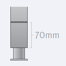  Тип 201 и 202 Rational Устройство для подъёма аппарата над полом тип 201/202 60.70.407 на сайте Белторгхолод