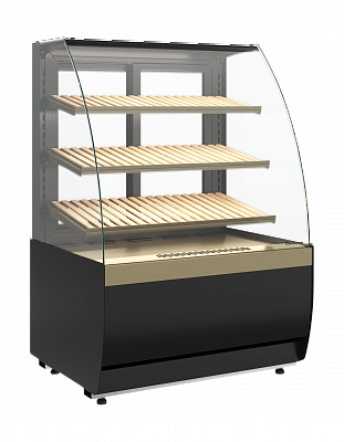  Витрина хлебная Carboma FLANDRIA 2 K70 N 0,9-1 LIGHT Bread (версия 2.0) (9005-0109) на сайте Белторгхолод