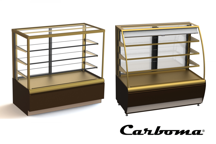 Новинка! Тепловые кондитерские витрины Carboma К70 и Carboma КС70