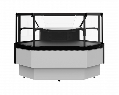 Витрина холодильная Carboma PALM 3 GC95 VM-5-1 внешний угол (версия 2.0) 9006-9005 на сайте Белторгхолод