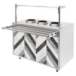  Мармит для первых блюд с электросупницами Refettorio CITY RCM11D(10) (2 супницы) на сайте Белторгхолод