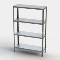 Стеллаж производственный разборный ХотКолд (сплошная полка) 1150×500×1600