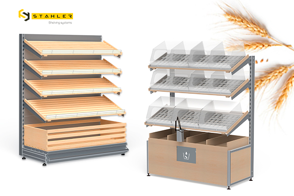 Новинка! Стеллажи для хлеба и выпечки STAHLER