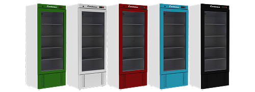 Шкафы со стеклянными дверьми Carboma