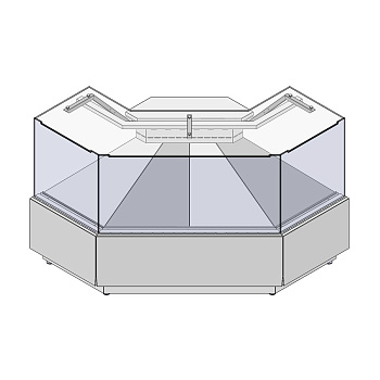  Витрина холодильная Refettorio Vista MT угловая 270 Plug-in RGV1270CA на сайте Белторгхолод