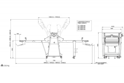 Тестораскаточная машина Rollmatic R65/16 на сайте Белторгхолод