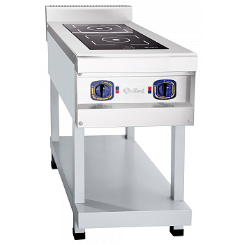 Плита индукционная Abat КИП-2П (сдвоенный индуктор EGO)