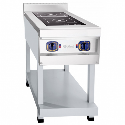 Плита индукционная Abat КИП-2П (сдвоенный индуктор EGO) на сайте Белторгхолод