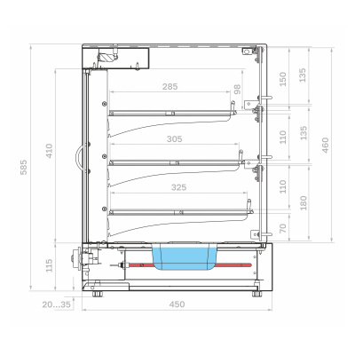Витрина тепловая Carboma ASIA AC45 HWB 0,7-1 self на сайте Белторгхолод