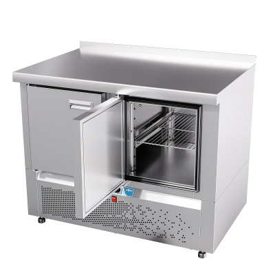 Холодильный стол Abat СХН-70Н-01 (дверь, дверь) с бортом на сайте Белторгхолод