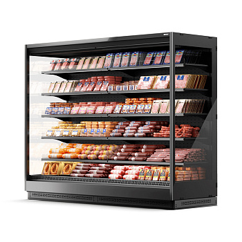  Витрина пристенная Dazzl Vega 070 H210 125 на сайте Белторгхолод