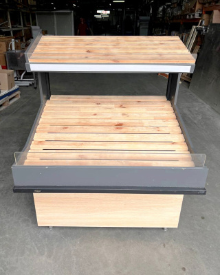 Хлебный стеллаж (H=1400 L=1050 G=900) на сайте Белторгхолод