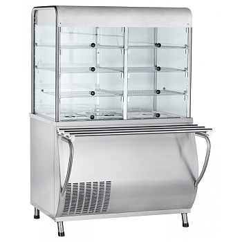 Прилавок-витрина холодильный Abat ПВВ(Н)-70М-С-01-НШ