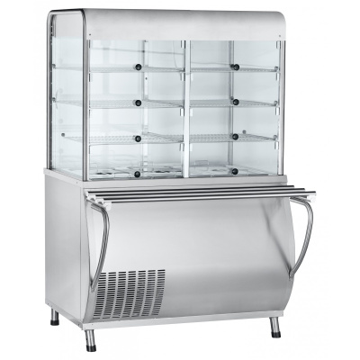 Прилавок-витрина холодильный Abat ПВВ(Н)-70М-С-01-НШ