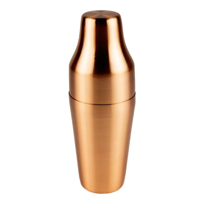 Шейкер 600 мл для коктейлей, 2 части, медный Madan Metals на сайте Белторгхолод