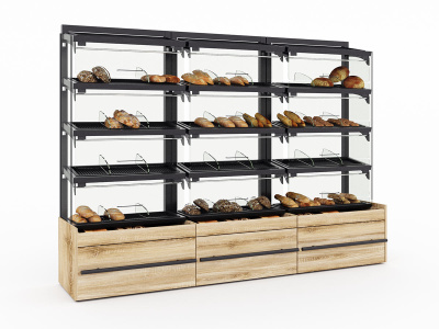 Хлебная витрина Хотколд 900x600x2000 4 полки