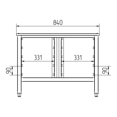 Подставка под пароконвектомат Abat ПК-10М на сайте Белторгхолод