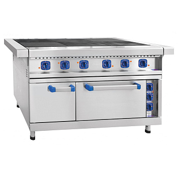 Плита электрическая Abat ЭП-6ЖШ-01 (нерж. духовка)