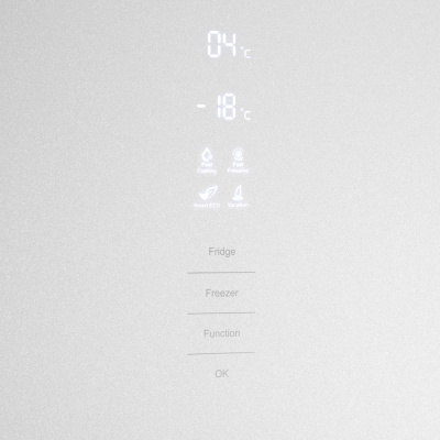 Холодильник двухкамерный MAUNFELD MFF185NFW на сайте Белторгхолод