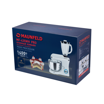 Кухонный комбайн MAUNFELD MF-435WH PRO на сайте Белторгхолод