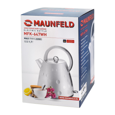 Чайник MAUNFELD MFK-647WH на сайте Белторгхолод