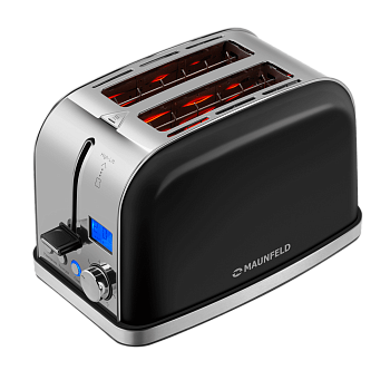  Тостер MAUNFELD MF-821BK на сайте Белторгхолод