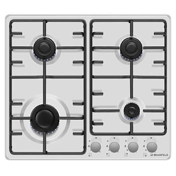  Газовая варочная панель MAUNFELD EGHE.64.3STS-EW/G на сайте Белторгхолод