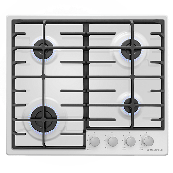  Газовая варочная панель MAUNFELD EGHE.64.6CW/G на сайте Белторгхолод