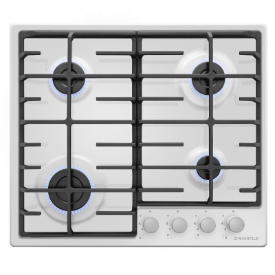 Газовая варочная панель MAUNFELD EGHE.64.6CW/G на сайте Белторгхолод