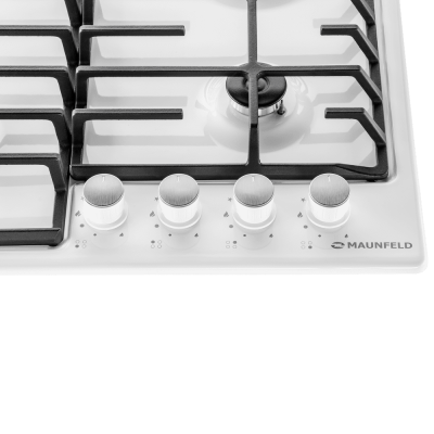 Газовая варочная панель MAUNFELD EGHE.64.6CW/G на сайте Белторгхолод
