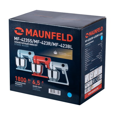 Миксер планетарный MAUNFELD MF-423BL на сайте Белторгхолод