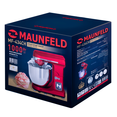 Миксер планетарный MAUNFELD MF-434CH на сайте Белторгхолод