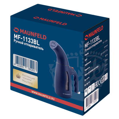 Отпариватель ручной MAUNFELD MF-1133BL на сайте Белторгхолод