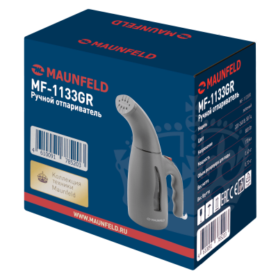 Отпариватель ручной MAUNFELD MF-1133GR на сайте Белторгхолод