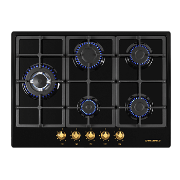  Газовая варочная панель MAUNFELD EGHE.75.33CB.R\G на сайте Белторгхолод