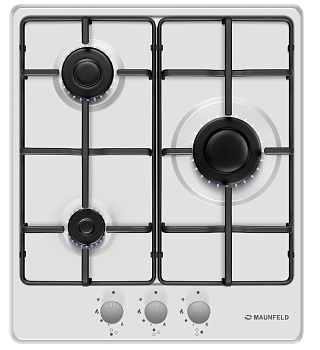  Газовая варочная панель MAUNFELD EGHE.43.3STS-EW на сайте Белторгхолод