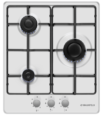 Газовая варочная панель MAUNFELD EGHE.43.3STS-EW на сайте Белторгхолод