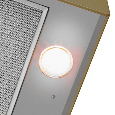 Кухонная вытяжка MAUNFELD Bath Isla 401 золотой на сайте Белторгхолод