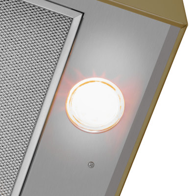 Кухонная вытяжка MAUNFELD Bath Isla 402 золотой на сайте Белторгхолод