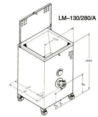 Автоматическая мясорубка KT LM-130/280А на сайте Белторгхолод