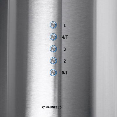 Кухонная вытяжка MAUNFELD Lee Wall 39 нержавеющая сталь на сайте Белторгхолод