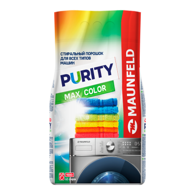 Стиральный порошок MAUNFELD Purity Max Color Automat 9 кг MWP9000CA на сайте Белторгхолод