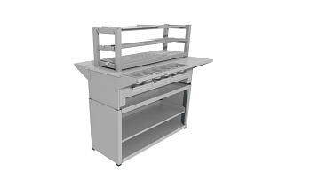  Угольный гриль робата VESTA-100*25 на сайте Белторгхолод