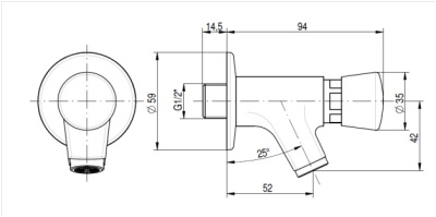 Смеситель с механическим таймером Monolith ARES004 на сайте Белторгхолод
