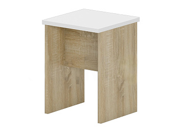  Табурет Д-Т1 дуб сонома/белый на сайте Белторгхолод