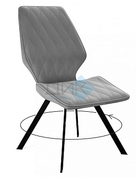  Стул DikLine 243 Black (B22 Grey) на сайте Белторгхолод